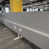 Haworth Compose Connections Height Adjustable Workstation 30x72 | Sit-Stand Desk Solution