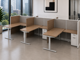 AIS Divi Workstations DIVITYP004 | Modular 2-Inch Panel Office Workstation  |Office Furniture Orlando