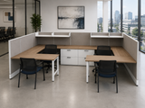 AIS Divi Workstations DIVITYP008 | Modular 2-Inch Panel Office Workstation |Office Furniture Orlando