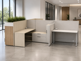 AIS Divi Workstations NEO25006 with Calibrate Storage | Modular Office Workstation