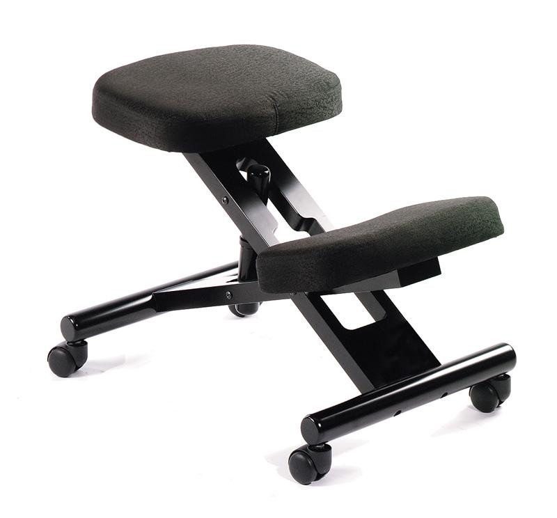 BOSS Office Chairs BLACK ERGONOMIC KNEELING STOOL