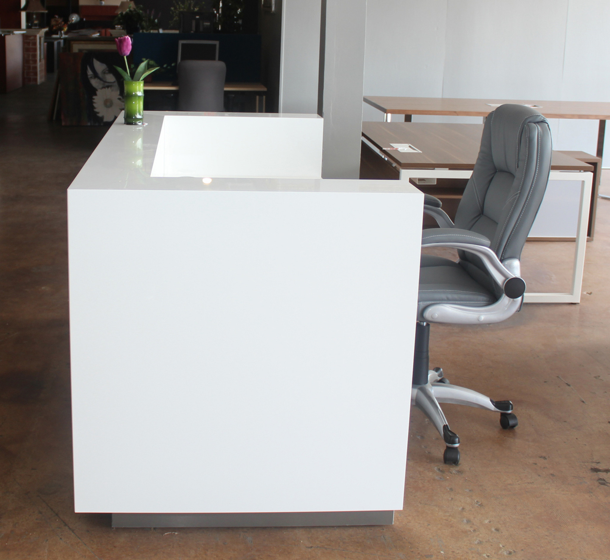 ICE Modern Reception Desk - Orlando Office Furniture