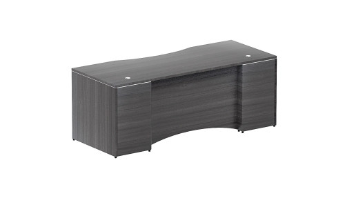 Rectangular desk shell