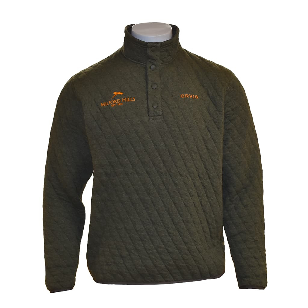 Orvis Quilted Snap Sweatshirt