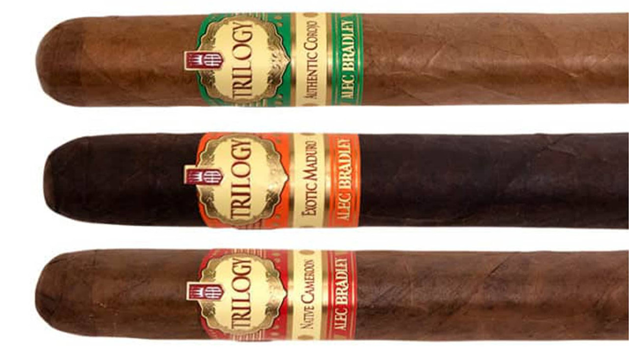 Alec Bradley Trilogy Authentic Corojo, Exotic Maduro and Native Cameroon