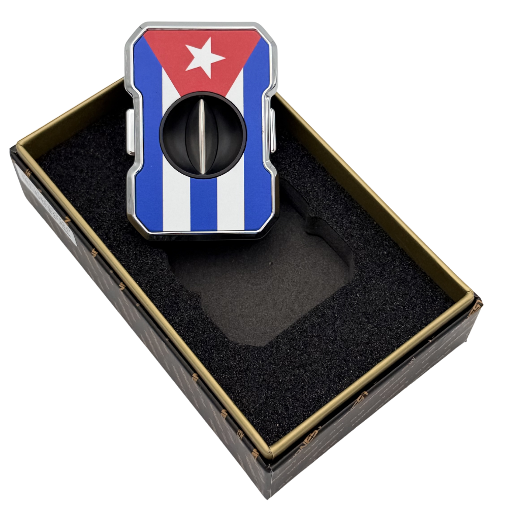 Cuba Flag Pocket V-Cutter