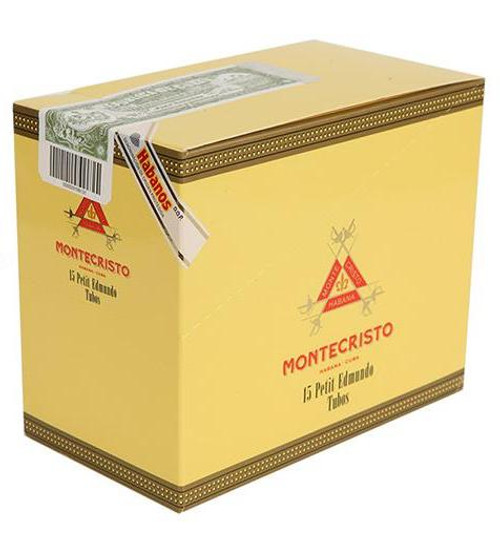 Montecristo Petit Edmundo - Box of 15 (5x3) in Aluminium Tubes