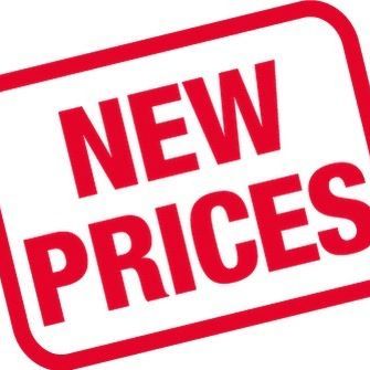 New Prices - VAT Included