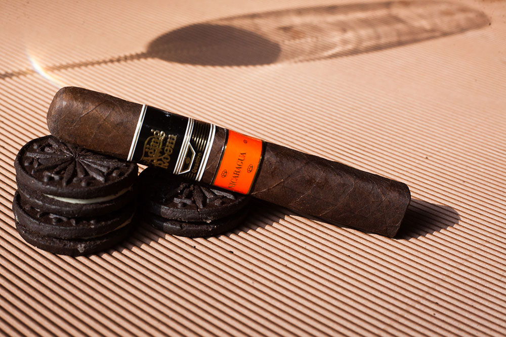 The ageing room Quattro espressivo Robusto paired with Herdade do Rochim Amphora white blend.