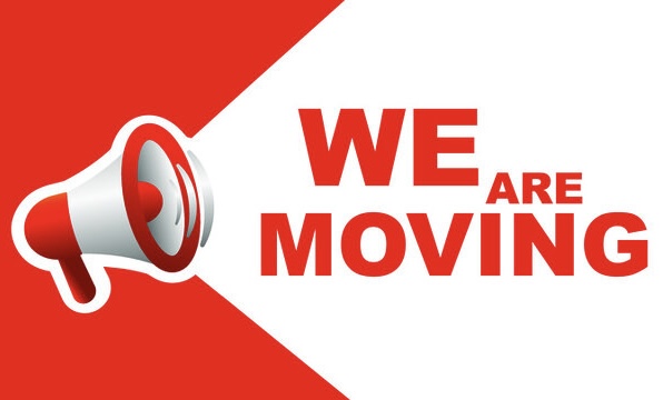 We are moving location! 