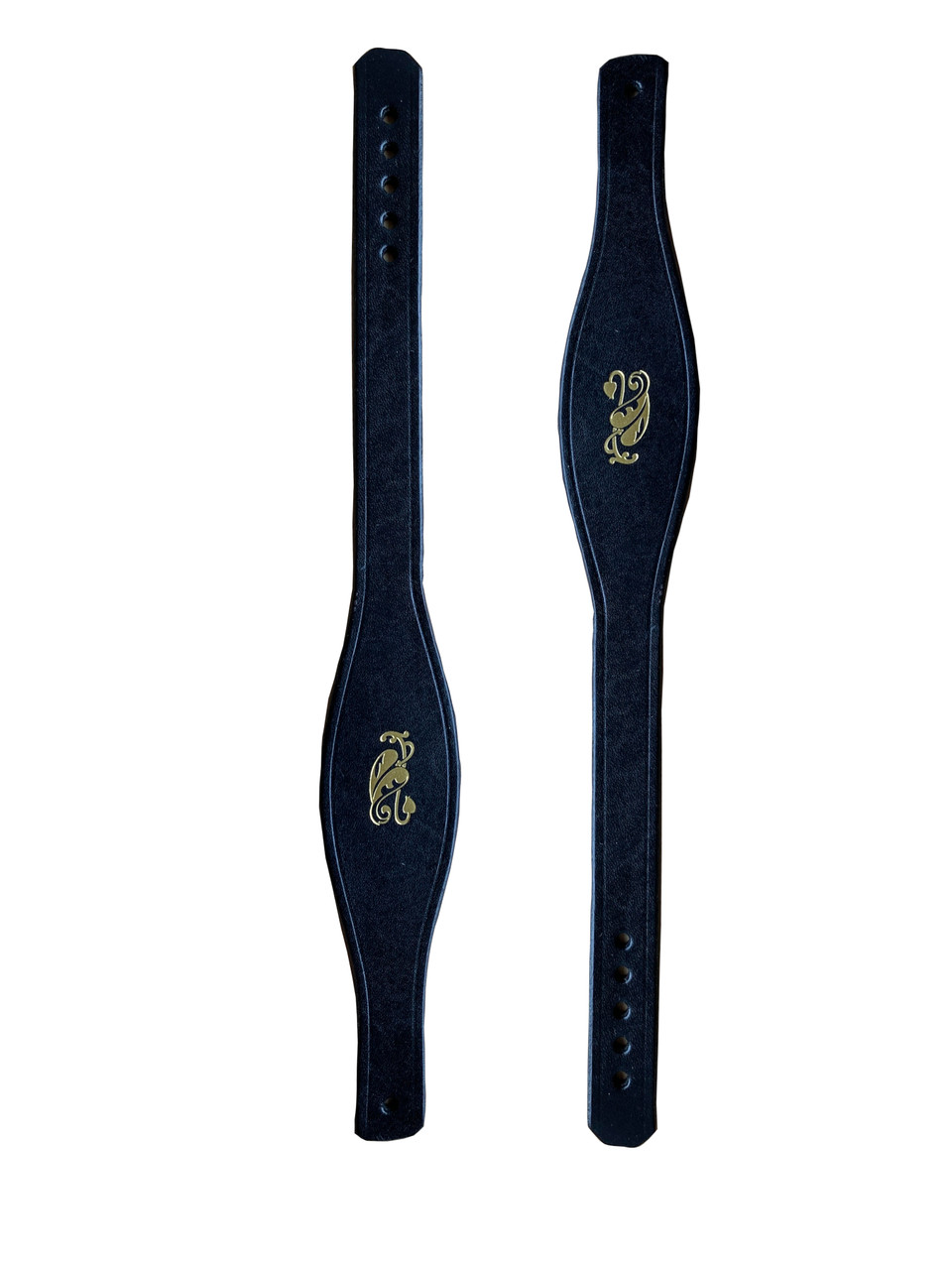 Simple leather hand straps for Anglo concertina.