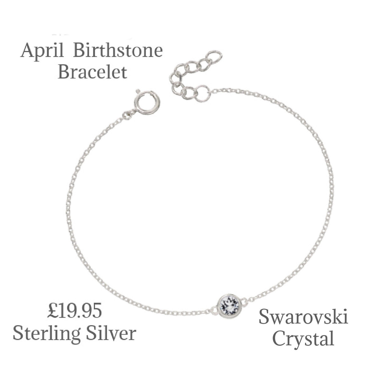 April Birthstone Beaded Stretch Bracelets - 3 Pack | Claire's US