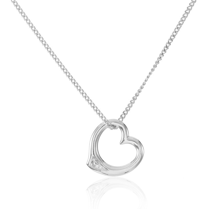 Silver  Heart Necklace