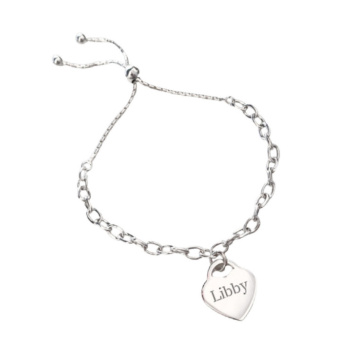 Personalised Bracelet For Her, Sterling Silver