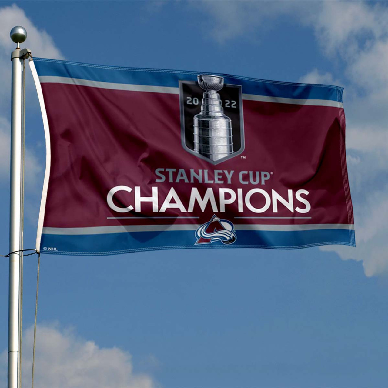  Colorado Avalanche 2022 Stanley Cup Champions Pennant