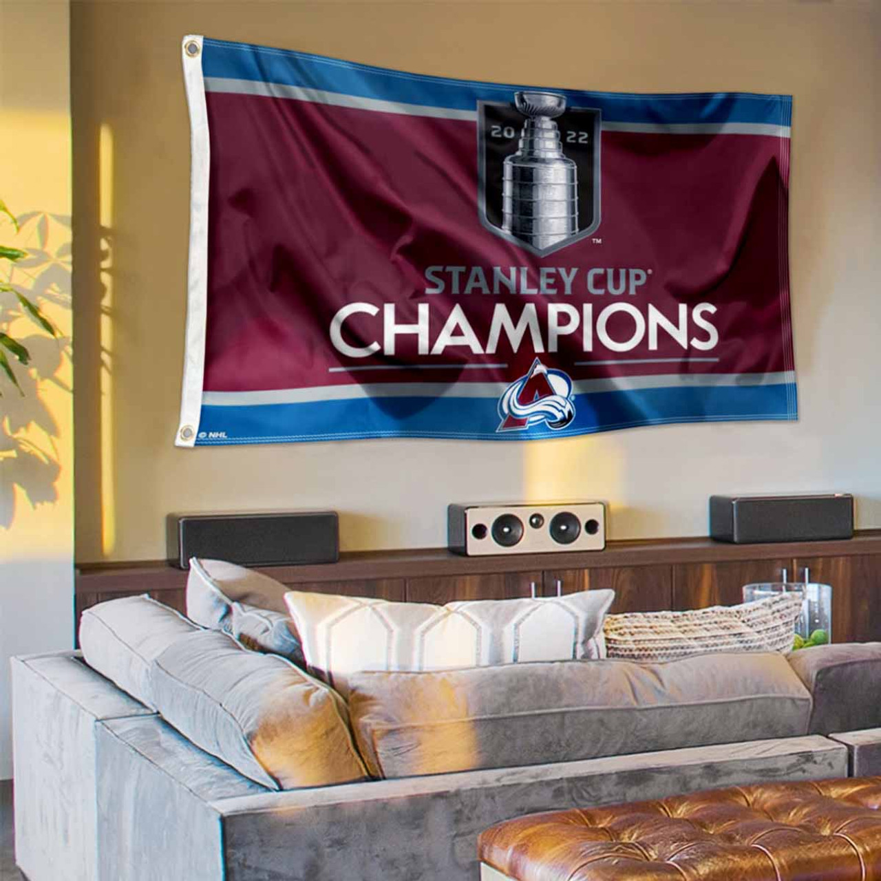 2022 Avalanche Stanley Cup Champions Banner