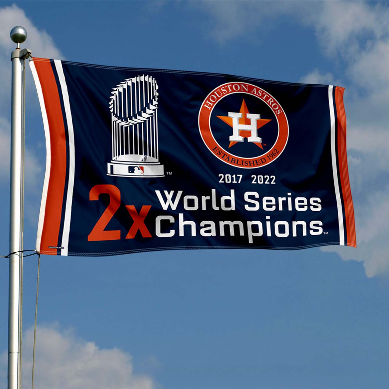 3 ft x 5 ft Polyester MLB Flag - Houston Astros