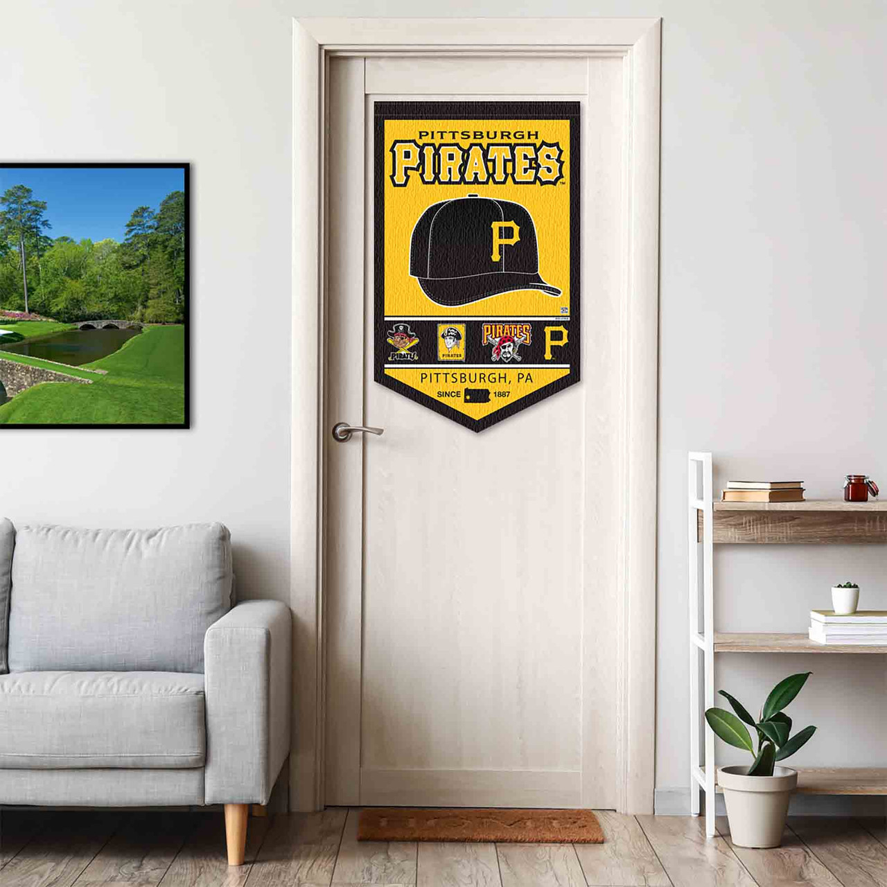 Pittsburgh Pirates Logo Evolution Heritage Banner – Palm Beach Autographs  LLC