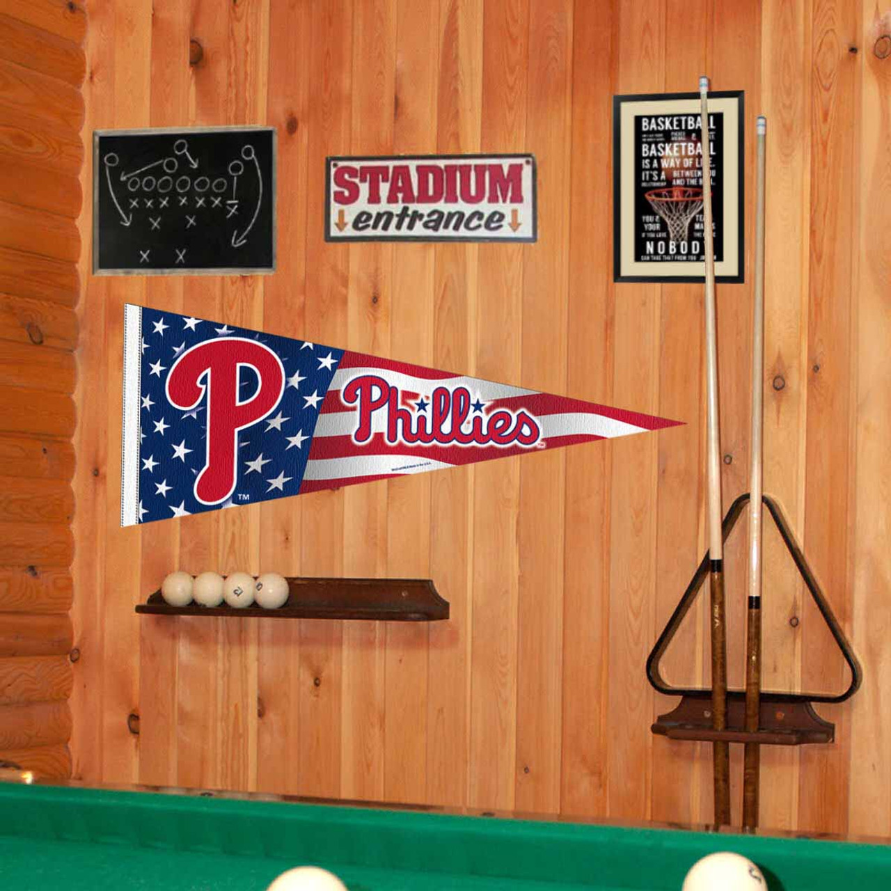 Philadelphia Phillies Stars & Stripes Flag