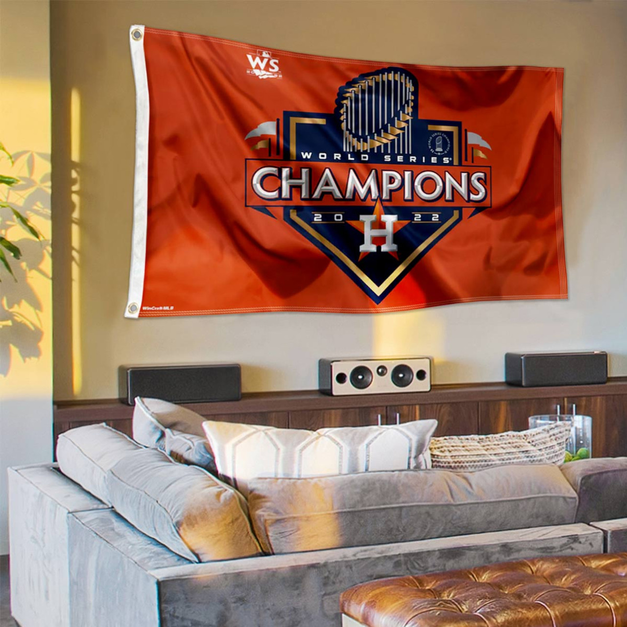 Houston Astros Banner 2022 World Series Champions Flag