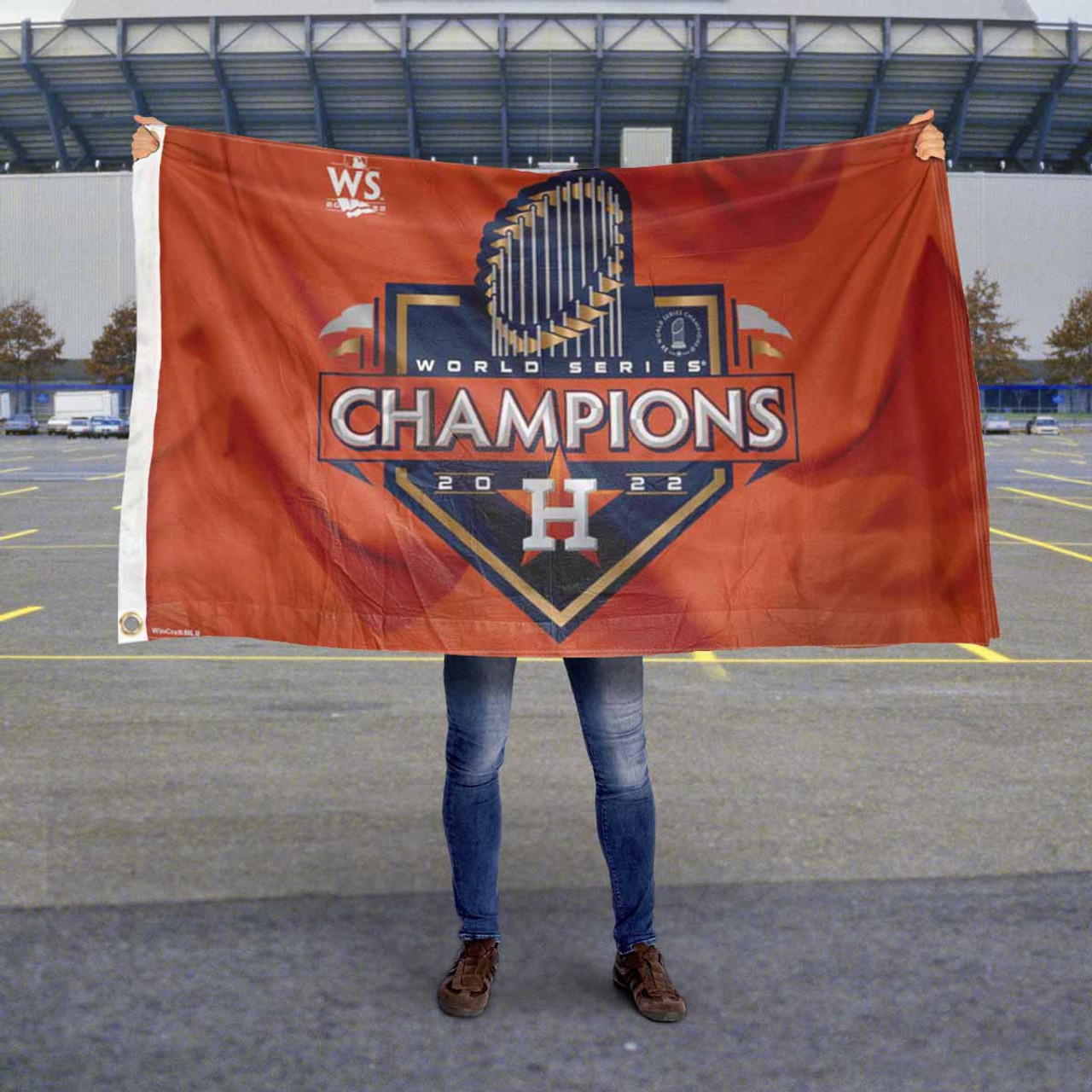 Highland Mint Houston Astros 2022 World Series Champs Banner and
