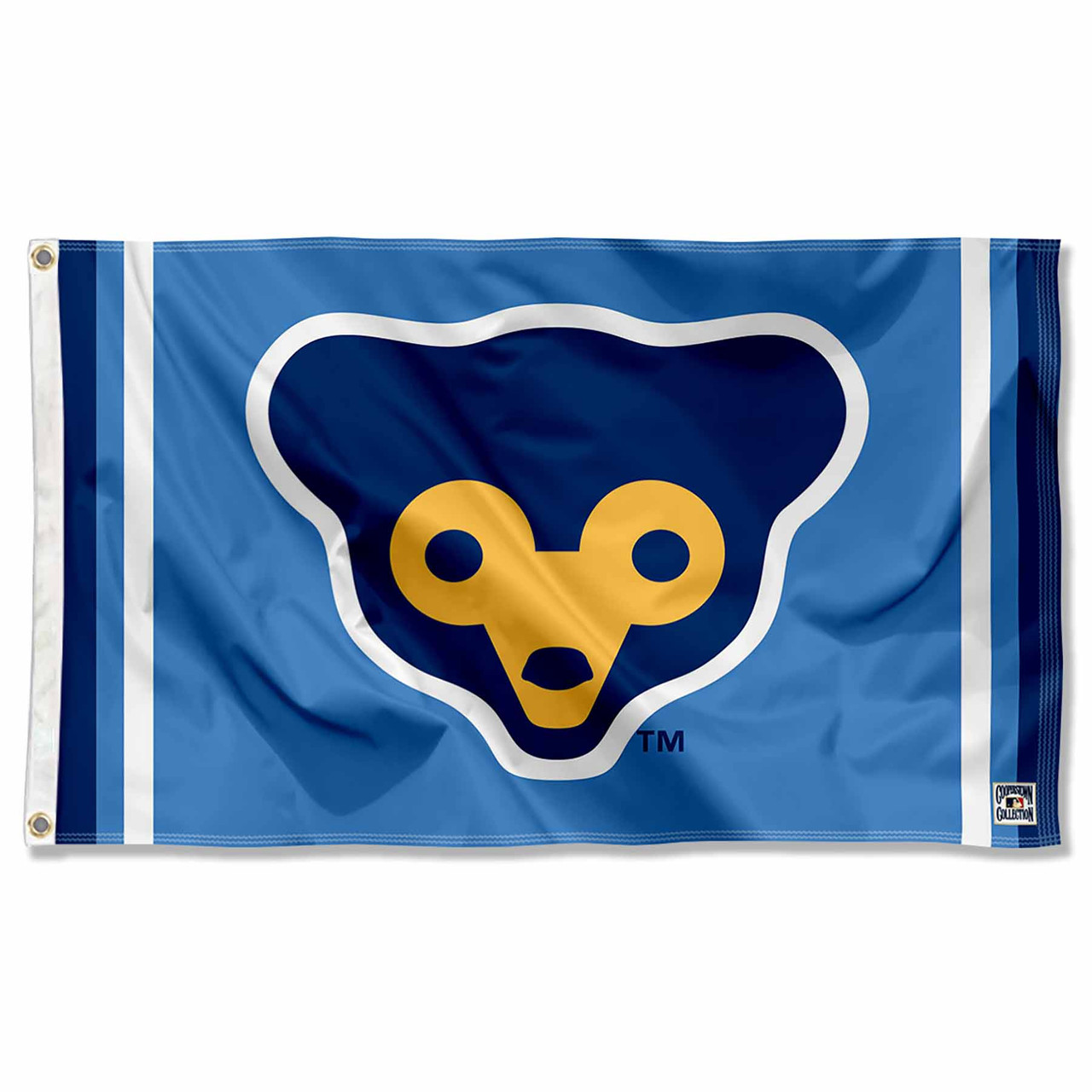 Chicago Cubs Retro 70s Logo Flag - State Street Products