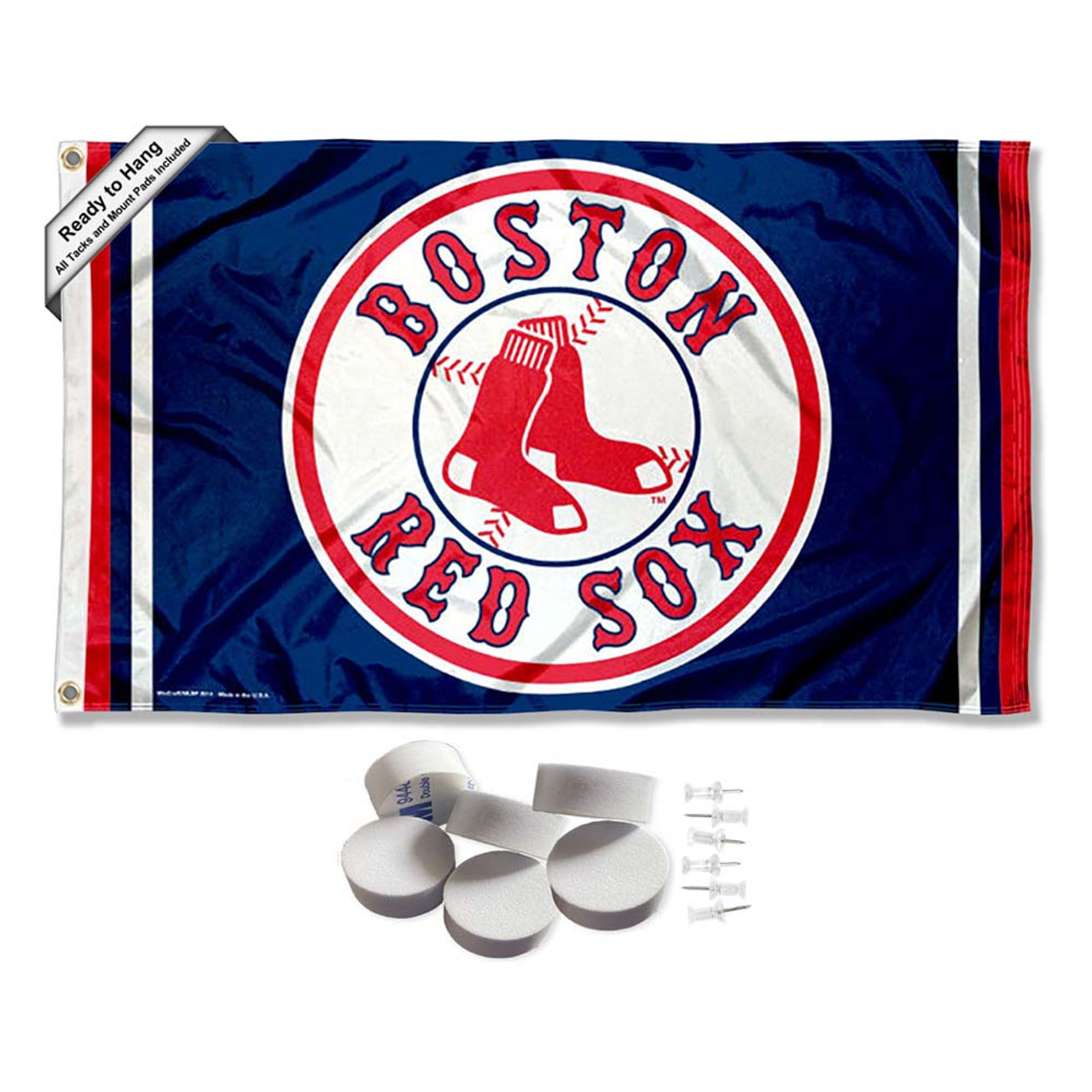 boston red sox flag stencil