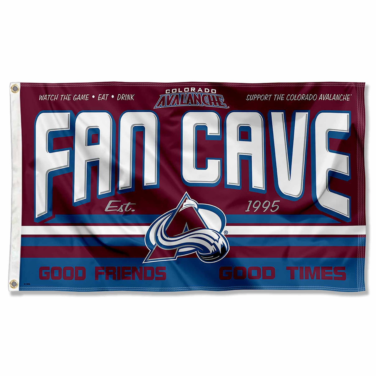 Colorado Avalanche banners and flags and other sports banners and