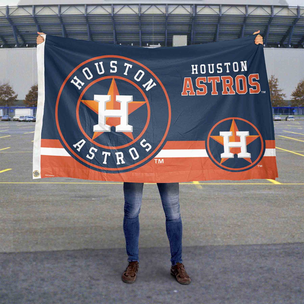 Deluxe Houston Astros Logo USA Stars Stripes Flag Banner 3x5 ft MLB Fan  2020 NEW