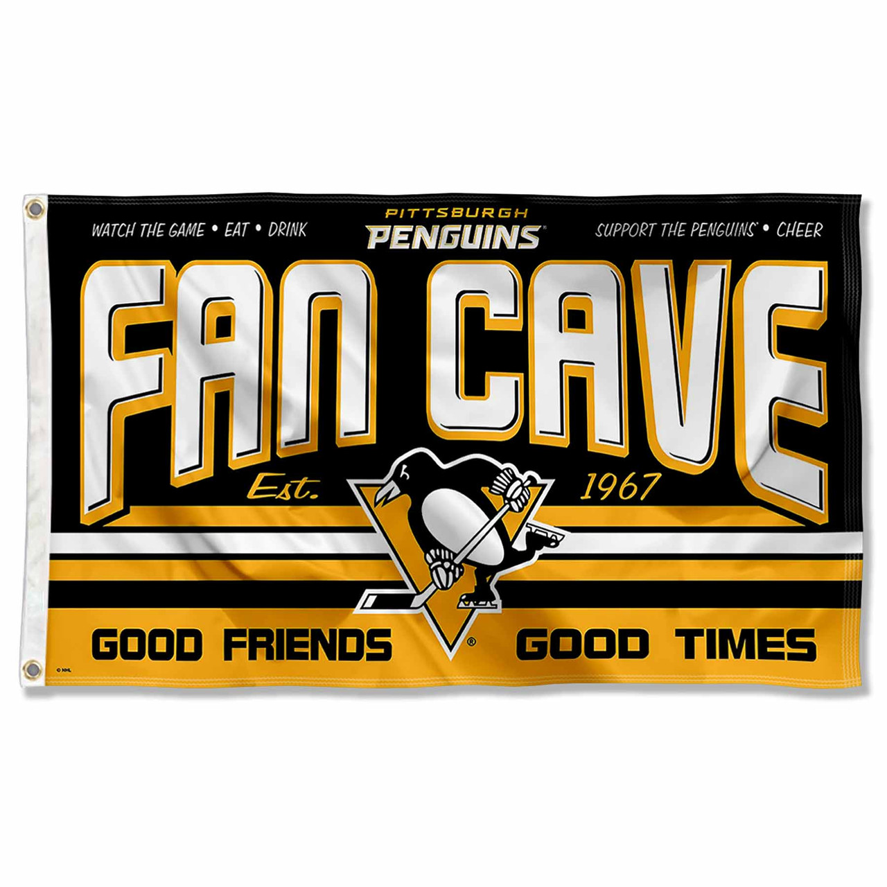 Pittsburgh Penguins 8 x 32 Fan Favorite Banner