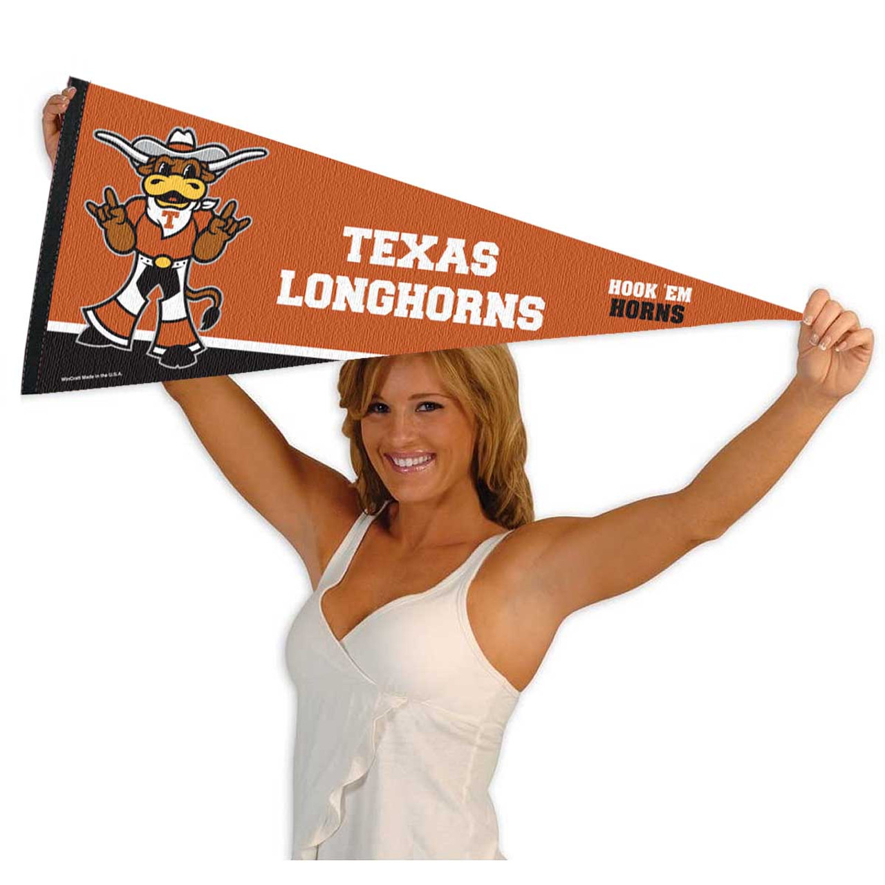 Texas Longhorns Hook 'Em Horns Baseball Jersey