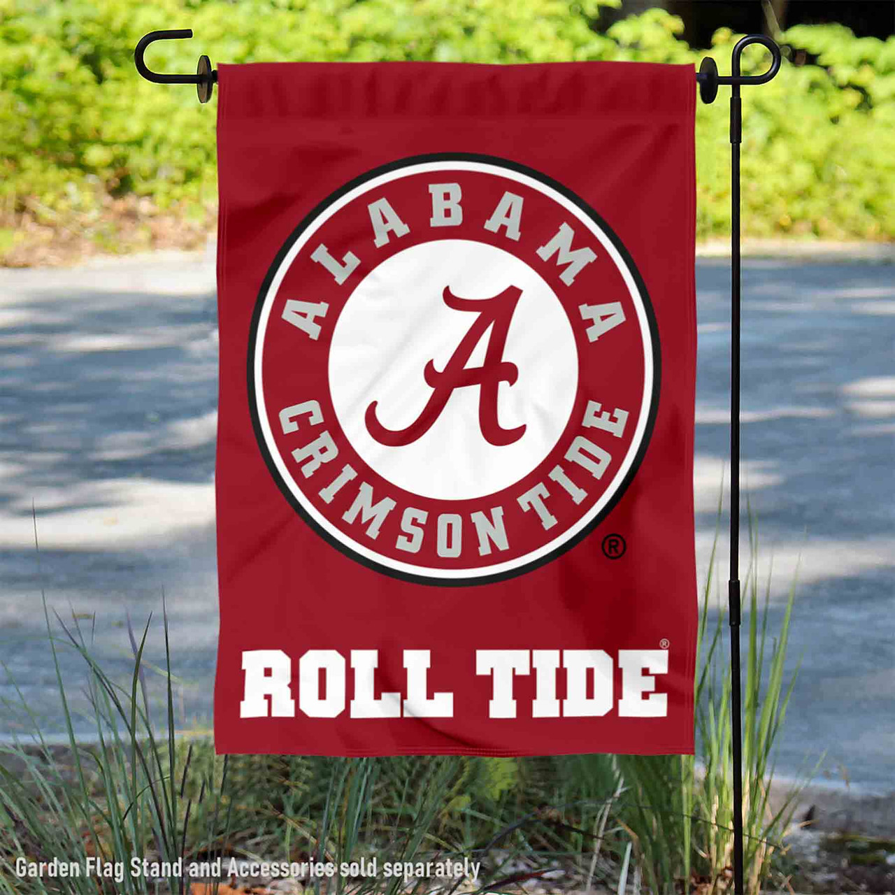 Alabama Crimson Tide Circle Logo Garden Flag - State Street Products