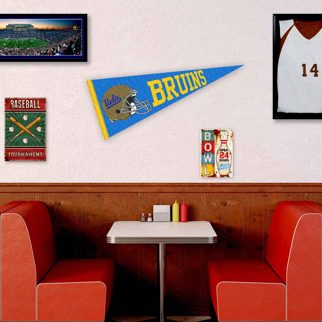 UCLA Helmet Pennant - State Street Products