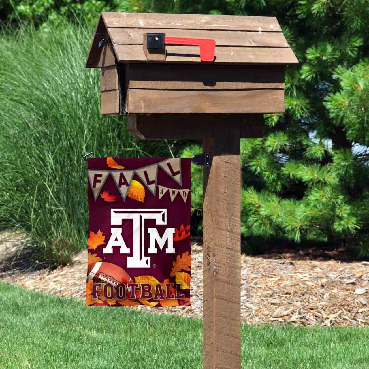  Texas A&M Aggies White Flag : Outdoor Flags : Sports