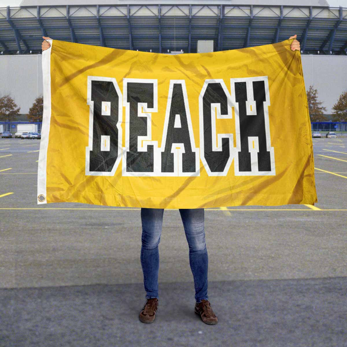 California State Long Beach Polyester Flag - State Street Products