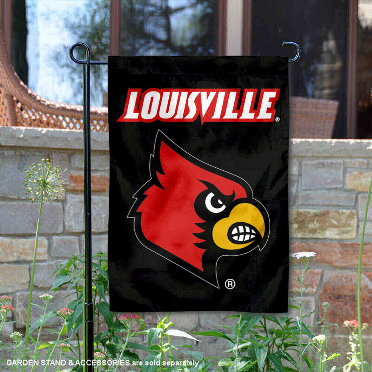 Louisville Cardinals Banner with Hanging Pole