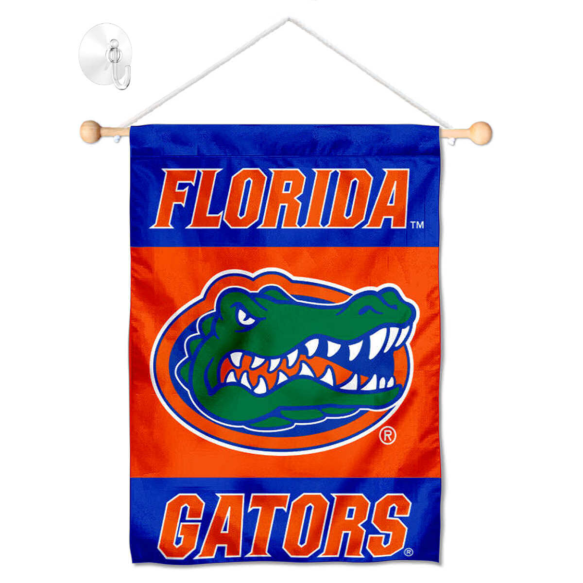University Of Florida Gartenflagge – Doppelseitig Bedruckt, 100% Polyester, Offiziell Lizenziert (Design A)