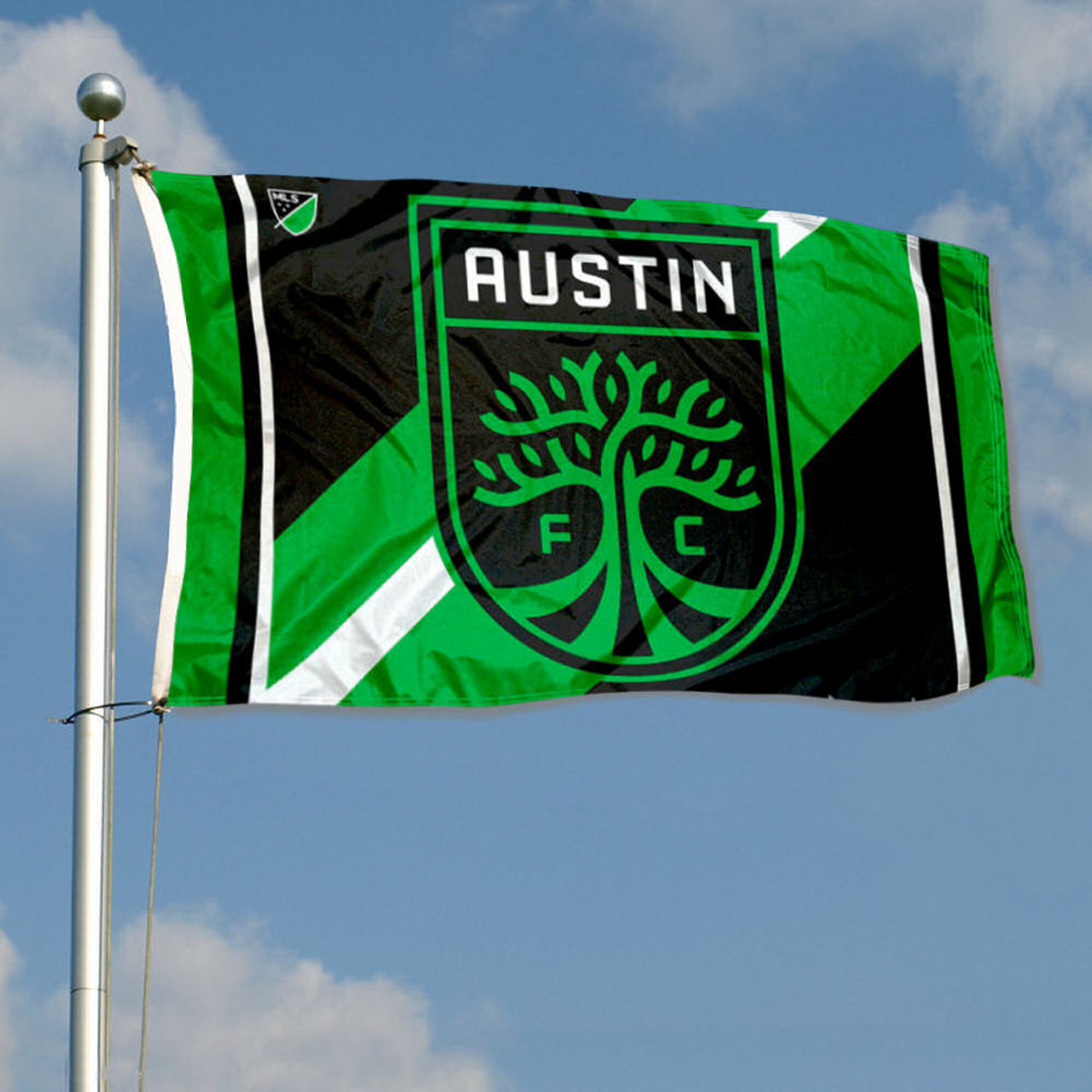 Austin FC Outdoor Flag State Street Products