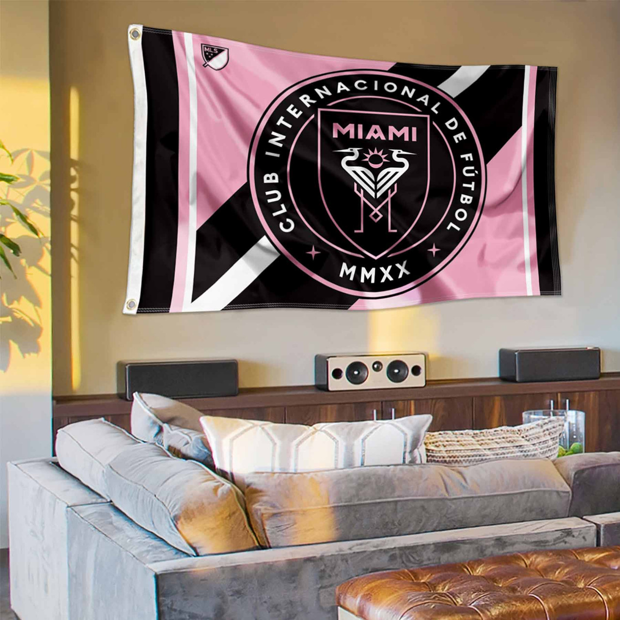 Miami City Flag, Unique Design, 3x5 Ft / 90x150 cm, Made in EU