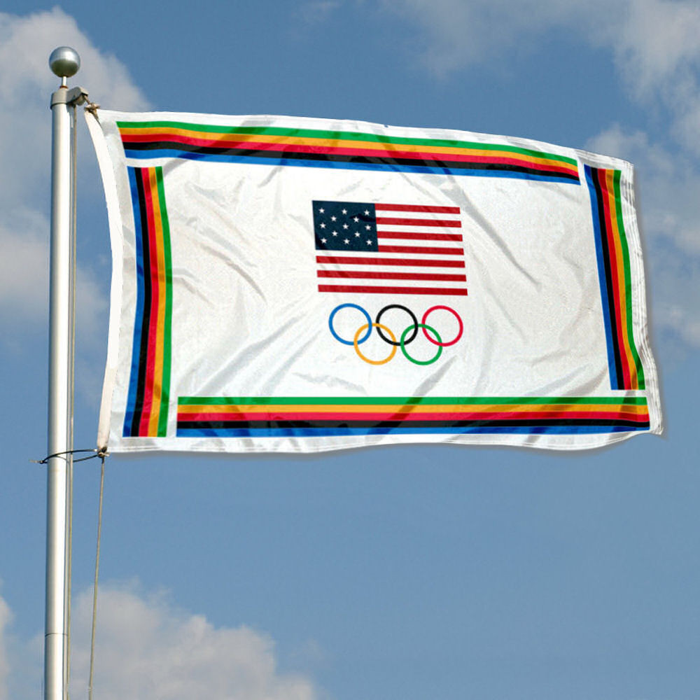 Us flag at olympics