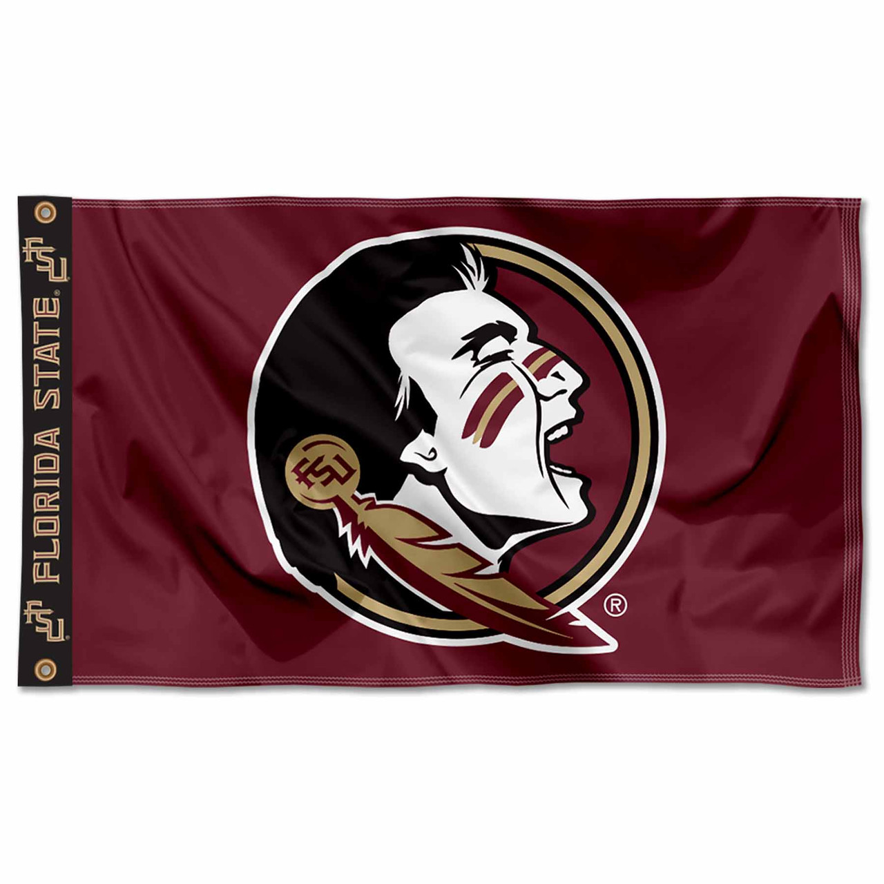 Florida State FSU Noles Printed Header Banner Flag 3x5 Feet - Officially Licensed College Team Flag