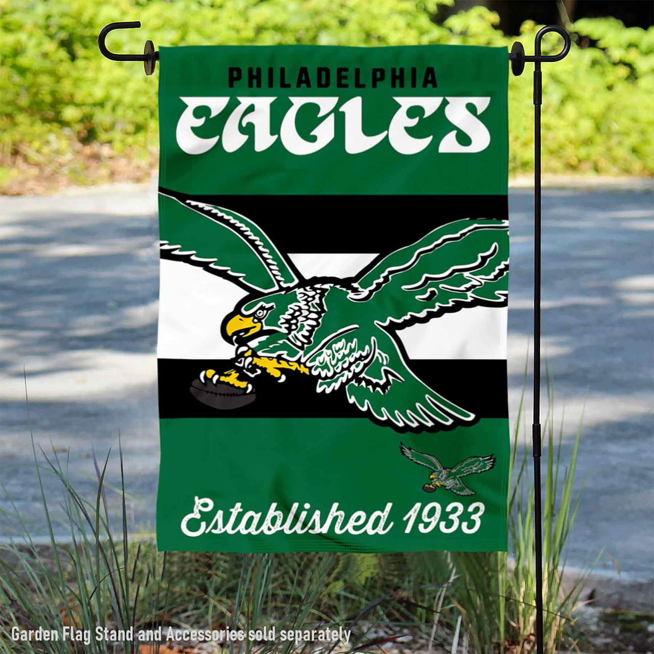 Go Birds Est 1933 House Flags, Vintage Eagles Philadelphia