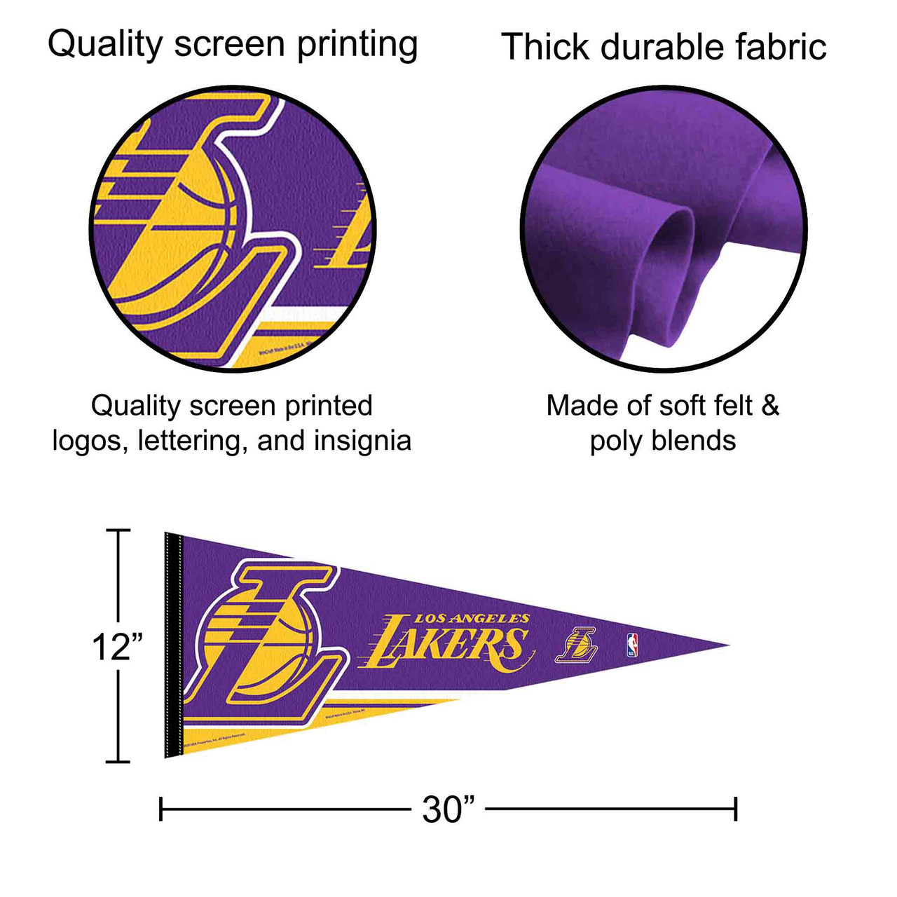 LA Lakers Pennant - State Street Products