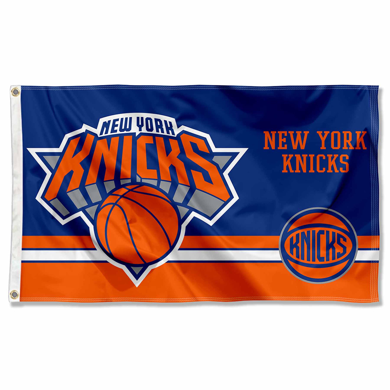New York Knicks Dual Logo 3x5 Banner Flag - State Street Products