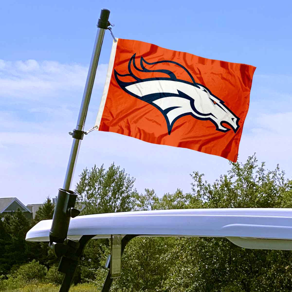 Denver Broncos Golf Cart Flag Pole and Holder Mount State Street Products — free download