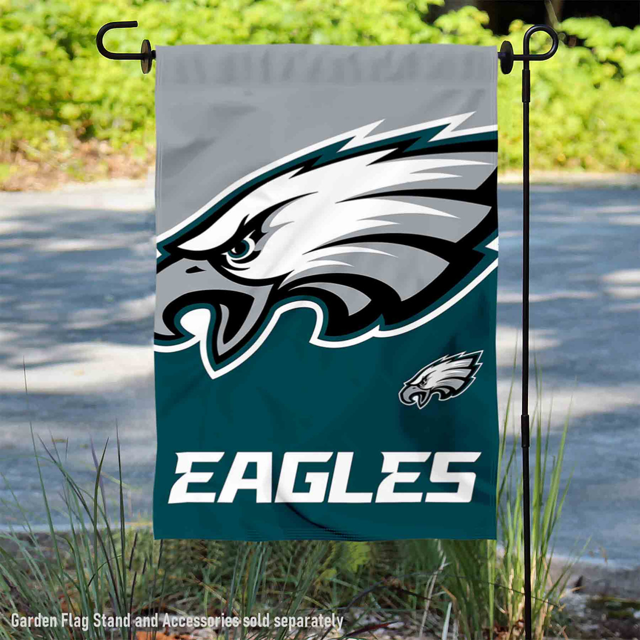 Philadelphia Eagles Large Logo Double Sided Garden Banner Flag - State ...