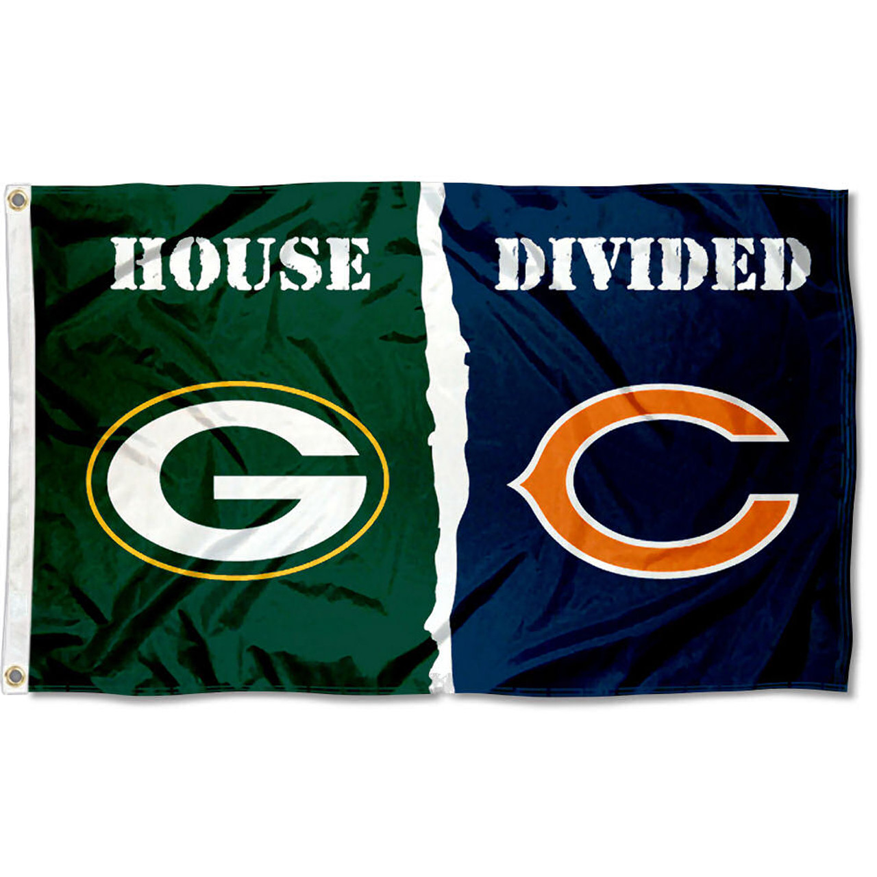 St Louis Blues vs New York Islanders House Divided Flag Banner