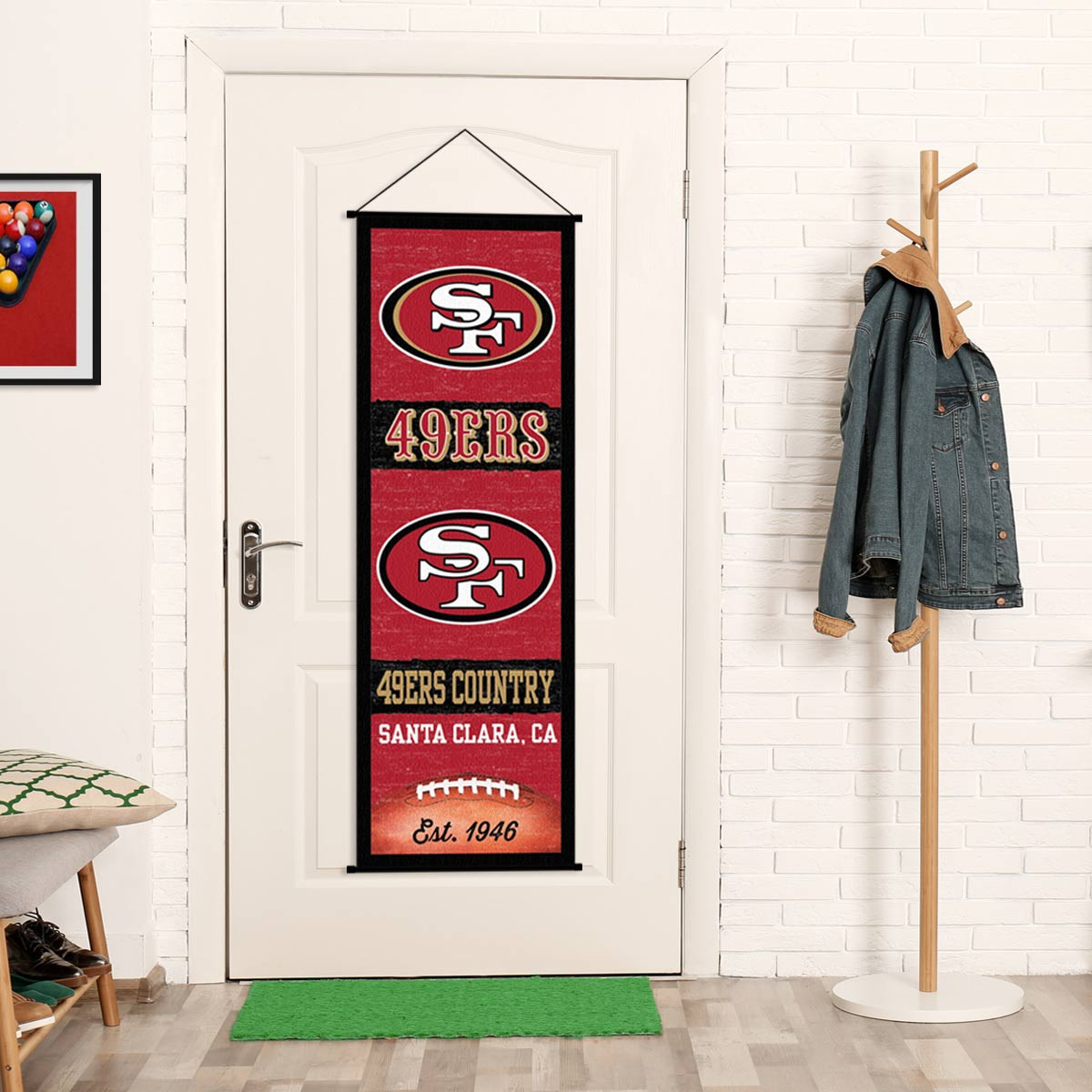 WinCraft San Francisco 49ers Patch Button Circle Logo Bandiera Grande 3x5 Banner
