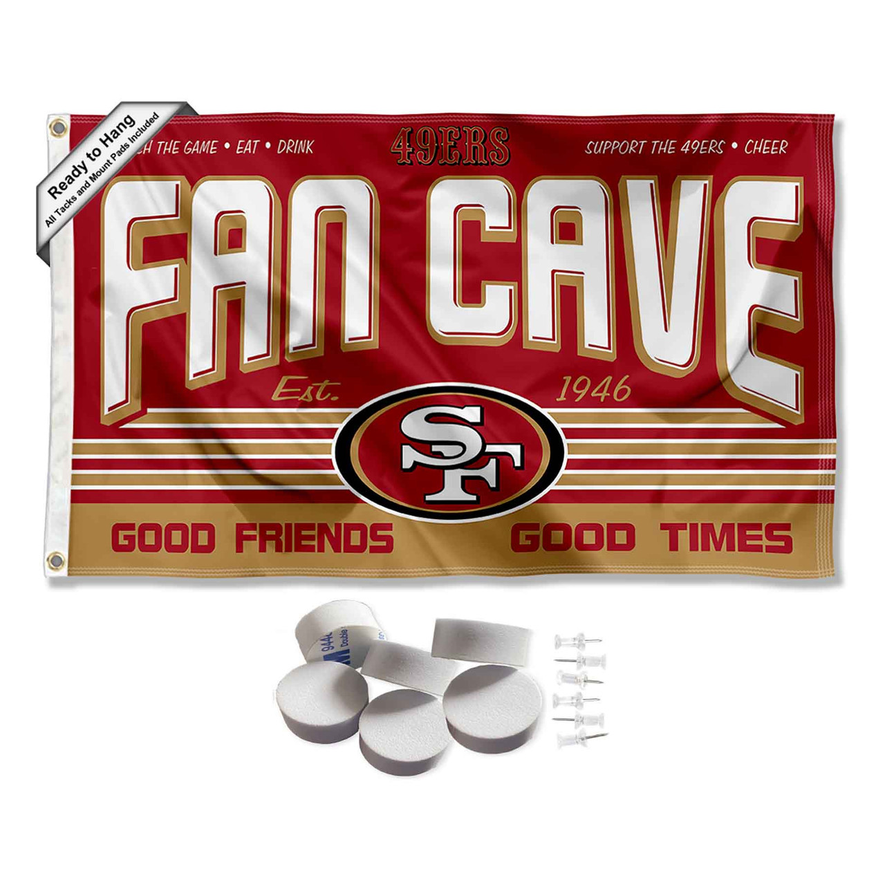 49ers Gifts San Francisco 49ers Official NFL Football Team Premium Felt ...