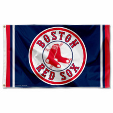 Boston Red Sox Embroidered Banner 14x22 8 time Champions - All